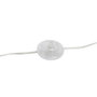 DKD Home Decor Lámpara de Pie de Metal y Cristal con Bolas Doradas