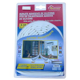 Burcasa Burlete de Silicona 6m Blanco