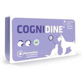 Pharmadiet Cognidine 30 Comprimidos Suplemento para Perros y Gatos Función Cognitiva Antioxidante