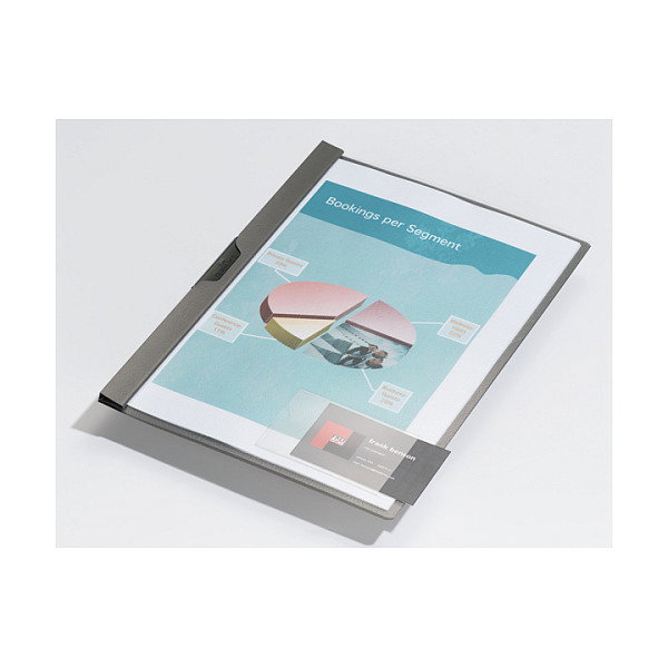 Durable Pocketfix Bolsa de 10 Fundas Autoadhesivas 90x57mm PVC Transparente