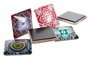 DKD Home Decor Imán Cristal Metal Mandala Surtido de 6