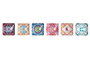 DKD Home Decor Imán Cristal Metal Mandala Surtido de 6