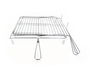 Algon Bbq Parrilla Bbq Giratoria Cromada 45 cm x 50 cm (4 Unidades)