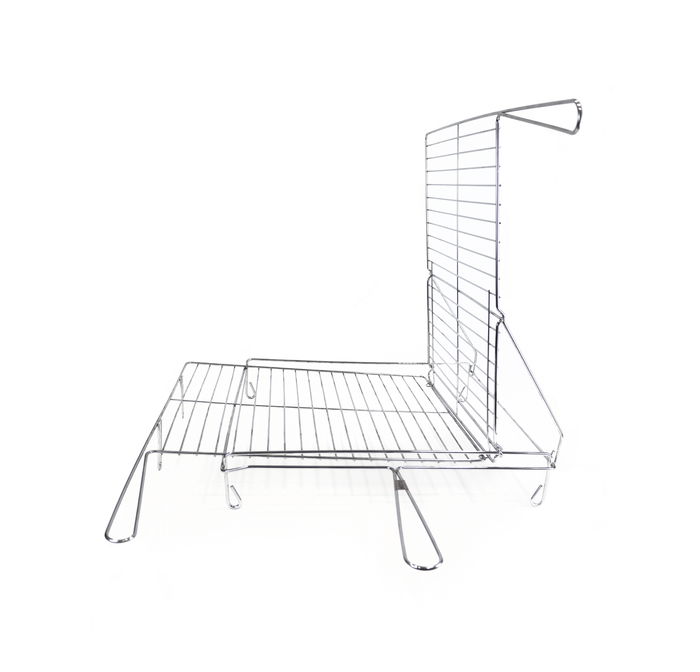 Algon Bbq Parrilla Bbq Giratoria Cromada 45 cm x 50 cm (4 Unidades)