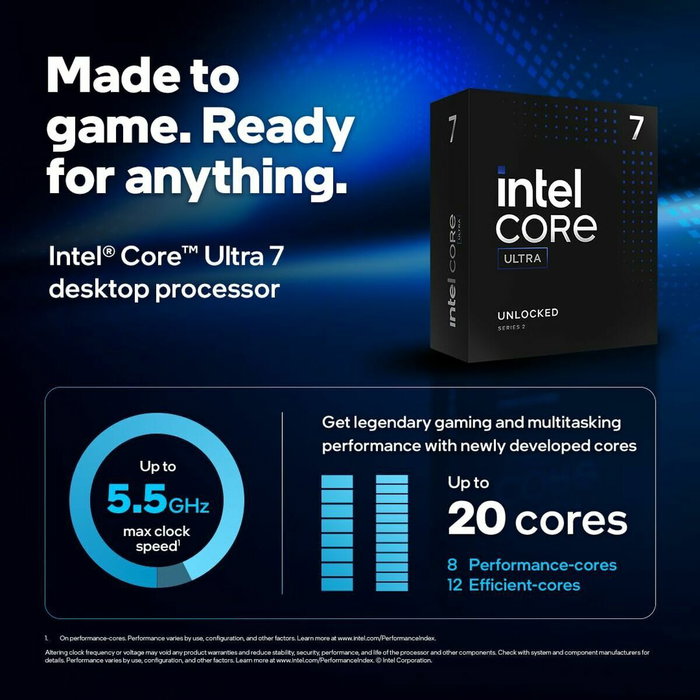Intel Core Ultra 7 265K Procesador 30 MB Smart Cache Intel Core Ultra 7 265K Procesador 30 MB Smart Cache