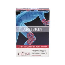 GRICAR Artiskin 30 Comp. Contribuye a la formación de colágeno para la funcionalidad de huesos y cartílagos