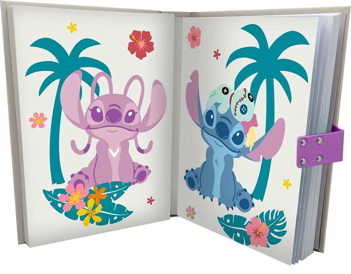 Kids Licensing Diario secreto con código Stitch Disney