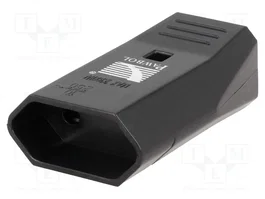 PAWBOL Tomacorriente de Alimentación AC 2P Negro