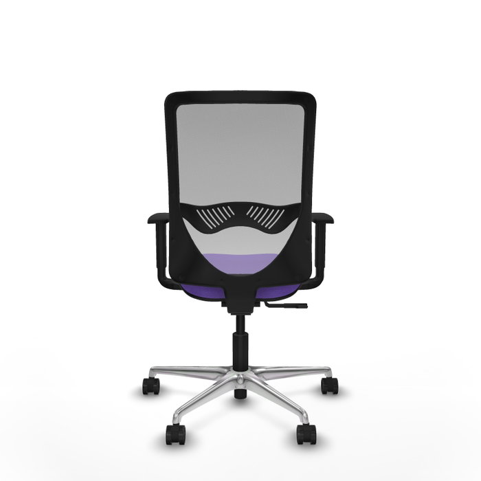 PIQUERAS Y CRESPO Silla de oficina Zulema con mecanismo Sincro, Lila y Gris PIQUERAS Y CRESPO Silla de oficina Zulema con mecanismo Sincro, Lila y Gris
