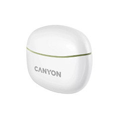 Canyon TWS-5 Auriculares In-Ear True Wireless Verde, Inalámbricos Bluetooth para Llamadas, Música y Deporte, IP33