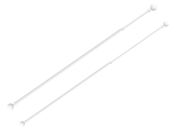 Giftdecor Barra Cortina Surtidos 120-210 cm Blanco Metal (Hierro, Aluminio) (Set de 24) Giftdecor Barra Cortina Surtidos 120-210 cm Blanco Metal (Hierro, Aluminio) (Set de 24)