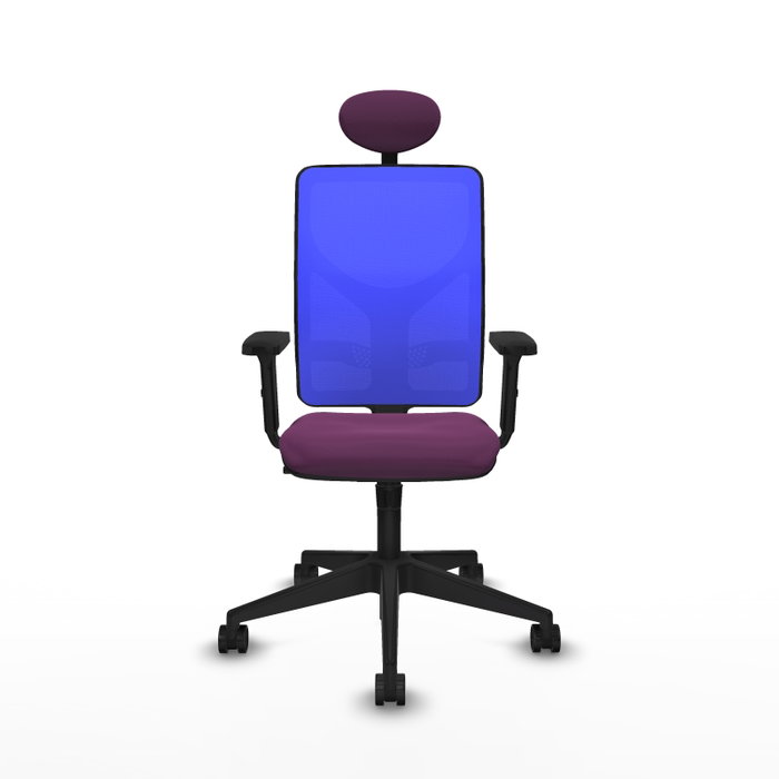 PIQUERAS Y CRESPO Silla de oficina Motilla con Mecanismo Sincro, Morado y Azul PIQUERAS Y CRESPO Silla de oficina Motilla con Mecanismo Sincro, Morado y Azul