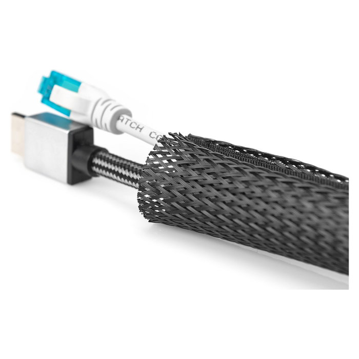 Digitus DA-90507 Organizador de cables flexible 2m Negro Digitus DA-90507 Organizador de cables flexible 2m Negro