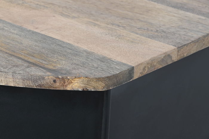 DKD Home Decor Mueble Bar Negro Marron 157 x 52 x 90 cm DKD Home Decor Mueble Bar Negro Marron 157 x 52 x 90 cm