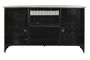 DKD Home Decor Mueble Bar Negro Marron 157 x 52 x 90 cm