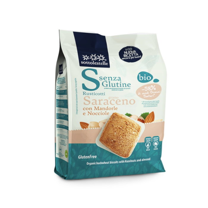 SOTTOLESTELLE Galleta Trigo Sarraceno Almendra Avellana 250 gr BIO SG