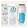 Braun Silk-épil 5 5-815 Depiladora Eléctrica - Azul y Blanco, 20 Pinzas MicroGrip, Incluye Afeitadora, Recortadora, 5 Accesorios, Uso en Seco y Mojado