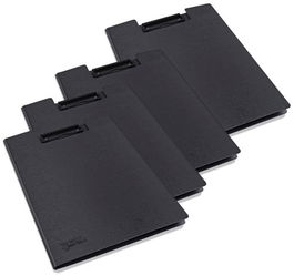Carpeta Con Pinza Portablock A4 Negra Pack De 4