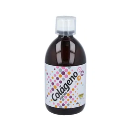 HERDIBEL Colágeno Marino Hidrolizado Líquido 500 ml con Vitaminas C, B1, B2, B5, B6 - Suplemento Alimenticio - Sabor Fresa