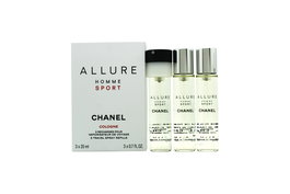 Chanel Allure Homme Sport Set de Regalo 3 x 20ml Recargas