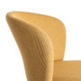 Silla Espiga Mostaza Tejido-Metal 55 X 55 X 78 cm (Set de 2)