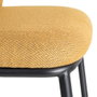 Silla Espiga Mostaza Tejido-Metal 55 X 55 X 78 cm (Set de 2)
