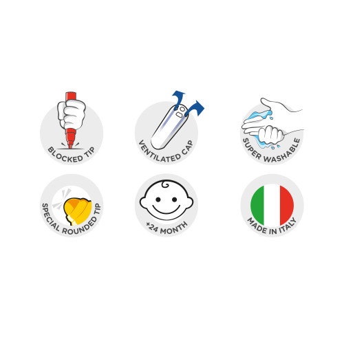 Carioca 43079 Puzle para Colorear Animals BABY, 6 Piezas, Niño/niña, 2 años Carioca 43079 Puzle para Colorear Animals BABY, 6 Piezas, Niño/niña, 2 años