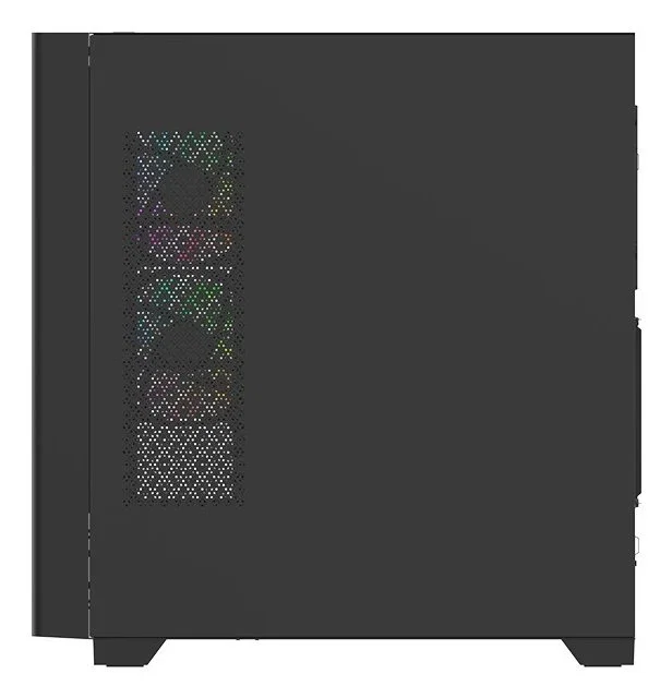 Thermaltake Caja PC View 290 TG ARGB Midi Tower ATX Negro CA-1L-00M1WN-00 con Ventana de Vidrio Templado y Panel Frontal ARGB