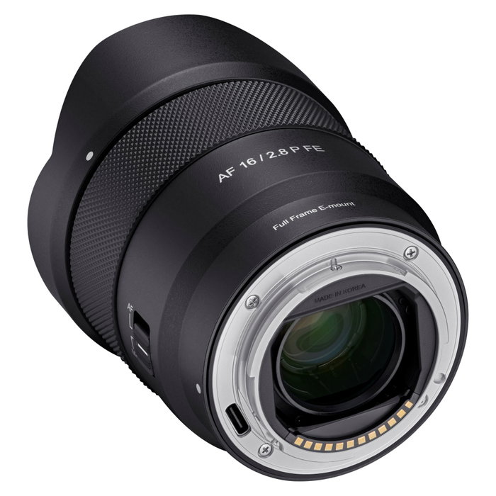 Samyang AF 16mm F2.8 P FE para Sony E Samyang AF 16mm F2.8 P FE para Sony E