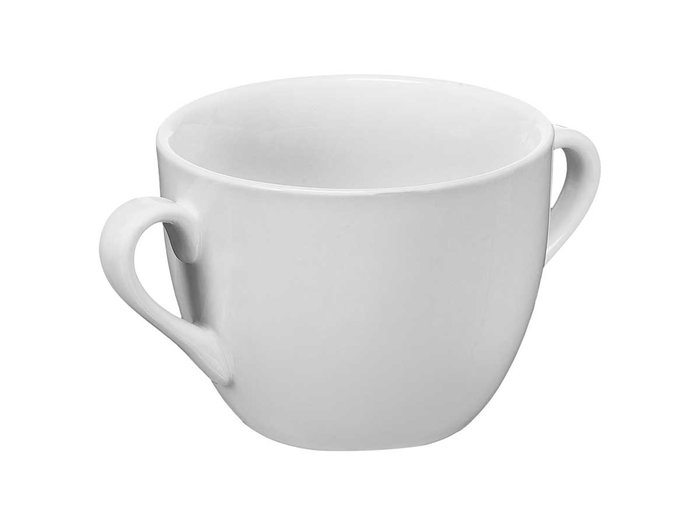 VESSIA Tazón de Consomé de Porcelana Blanca 700ml (Pack de 24)adu