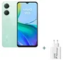 Vivo Y03 Smartphone 6.56" Pantalla, 4GB RAM (+4GB Extendible), 128GB Almacenamiento, Color Verde, Cargador Rápido 44W Incluido
