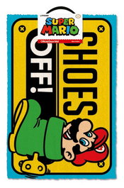 Super Mario Felpudo Shoes Off 40 x 60 cm
