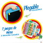 Good Idea! Pizarra doble cara con tizas, rotuladores y 2 juegos de mesa