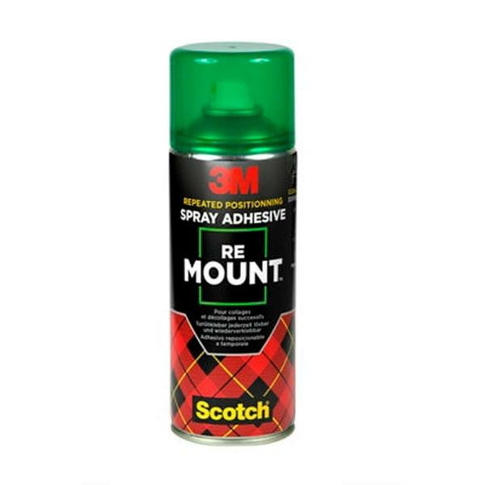 Scotch ReMount Adhesivo de Montaje Reposicionable en Aerosol 400ml