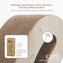 Cat It Rascador para gatos CAT0022517425152 Pixi Cat Tail con bola de tela y pluma aspecto roble natural