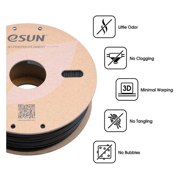 eSUN Filamento ABS+ Azul 1.75mm 1 kg para Impresoras 3D Bambu Lab P1P/X1, Voron, Raise3D, Prusa, Creality Ender 3/7