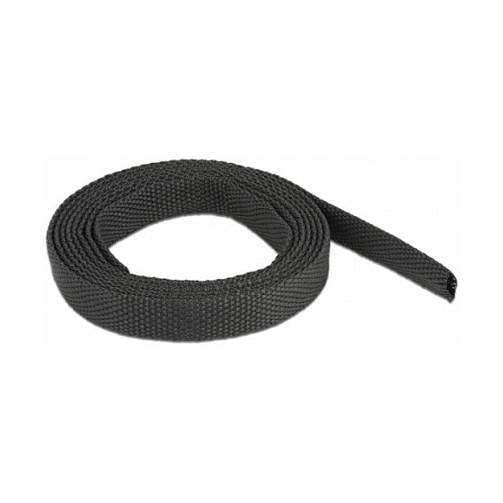 DeLOCK Tubo termorretráctil de tela 2 m x 6 mm, negro DeLOCK Tubo termorretráctil de tela 2 m x 6 mm, negro