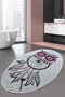 Conceptum Dream Oval DJT Alfombra de Poliéster 60 x 90 cm
