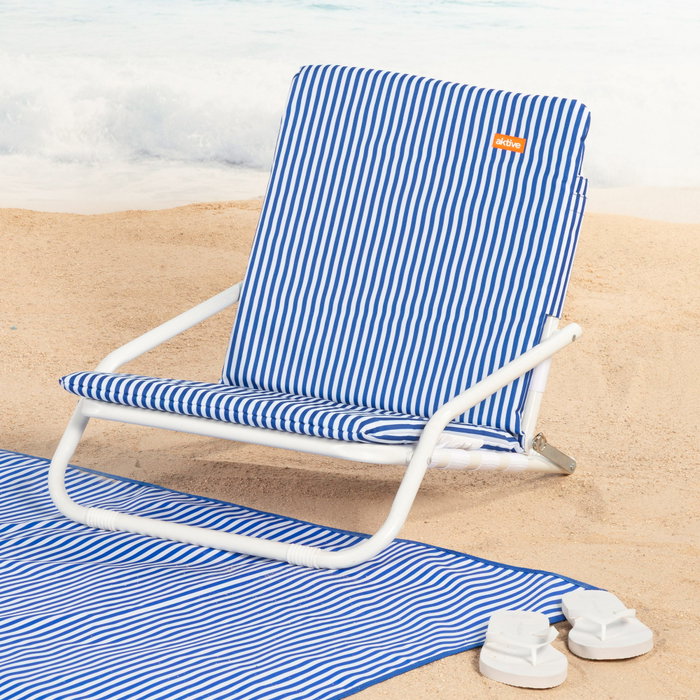 Aktive Silla de Playa de Modelo Bajo con Bandolera