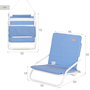 Aktive Silla de Playa de Modelo Bajo con Bandolera