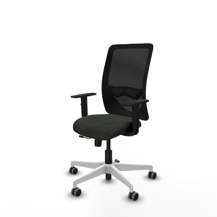 PIQUERAS Y CRESPO Silla de oficina Zulema con mecanismo Sincro/Traslack y malla negra PIQUERAS Y CRESPO Silla de oficina Zulema con mecanismo Sincro/Traslack y malla negra