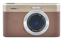 Kodak Pixpro C1BN Cámara Digital Compacta 13MP, Zoom Óptico 4x, Sensor 1/3" CMOS, Grabación Full HD 1080p, Color Marrón