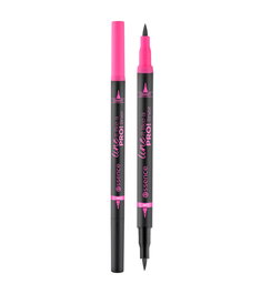 Line It Like a Pro!, Doble extremo, Delineador líquido, 01, Negro, 1.2 ml