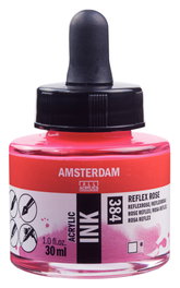 Amsterdam Tinta Acrílica Rosa Reflex 384 de 30 ml