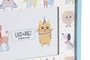 DKD Home Decor Set de 6 Marcos de Fotos MDF Colección BEST FRIENDS, Surtido León y Mapache