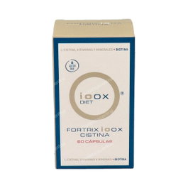 IOOX Fortrix Cistina - Suplemento Alimenticio de Cisteína - 60 Cápsulas