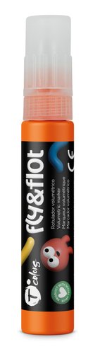 Tcolors Rotulador Volumétrico Fly & Flot Efecto 3D Naranja 25 ml