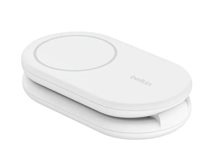 Belkin WIB007VFWWH - Cargador Inalámbrico MagSafe Plegable Qi2 de 15W para iPhone, con Cable USB-C 1.5m, Color Blanco Belkin WIB007VFWWH - Cargador Inalámbrico MagSafe Plegable Qi2 de 15W para iPhone, con Cable USB-C 1.5m, Color Blanco