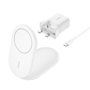 Belkin BoostCharge Cargador inalámbrico Qi2 y MagSafe Blanco
