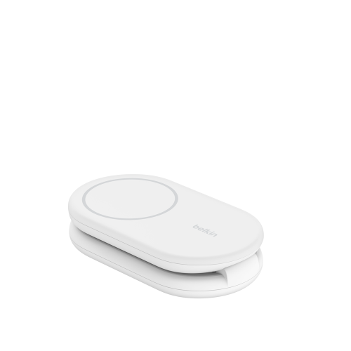 Belkin WIB007VFWH Cargador Inalámbrico para Auriculares y Smartphone, Carga Rápida USB C, Blanco